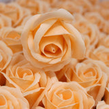 Craft Soap Flowers - Med Rose - Peach - SHAMTAM.COM