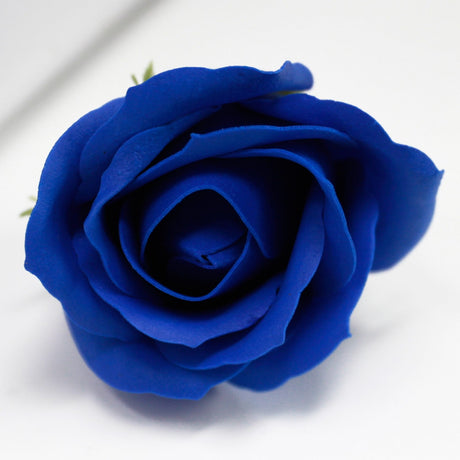 Craft Soap Flowers - Med Rose - Royal Blue - SHAMTAM.COM