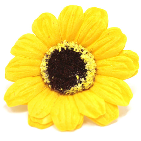 Craft Soap Flowers - Sml Sunflower - Yellow - SHAMTAM.COM