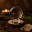 Crystal Ball on Stand 60mm - SHAMTAM.COM