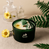 Crystal Candle Jade The Magician Tarot Mint Scent - SHAMTAM.COM