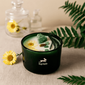 Crystal Candle Jade The Magician Tarot Mint Scent - SHAMTAM.COM