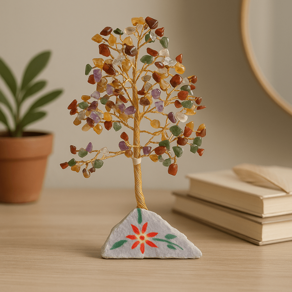 Crystal Gemstone Tree, 320 Gemstones - SHAMTAM.COM