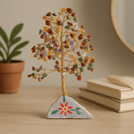 Crystal Gemstone Tree, 320 Gemstones - SHAMTAM.COM