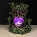 Crystal Green Man LED Backflow Incense Burner - SHAMTAM.COM