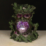 Crystal Green Man LED Backflow Incense Burner - SHAMTAM.COM