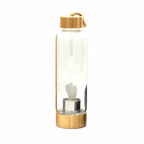 Crystal Water Bottle - Clear Quartz - Angel Cleansing Infuser - SHAMTAM.COM