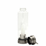 Crystal Water Bottle - Clear Quartz - Obelisk Cleansing Infuser - SHAMTAM.COM