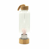 Crystal Water Bottle - Rejuvenating Rose Quartz - Angel - SHAMTAM.COM