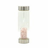 Crystal Water Bottle - Rejuvenating Rose Quartz - Chips - SHAMTAM.COM