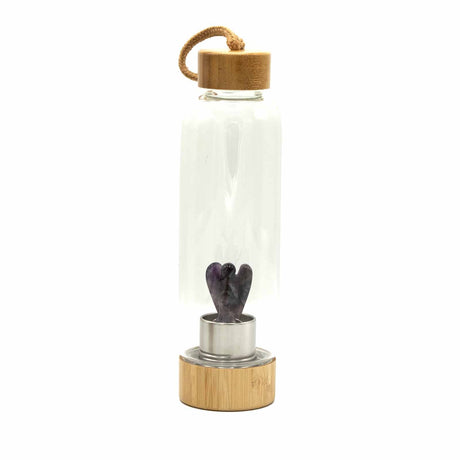 Crystal Water Bottle - Relaxing Amethyst - Angel Cleansing Infuser - SHAMTAM.COM