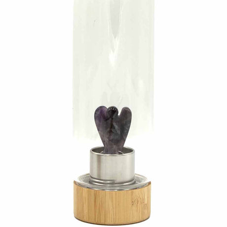 Crystal Water Bottle - Relaxing Amethyst - Angel Cleansing Infuser - SHAMTAM.COM