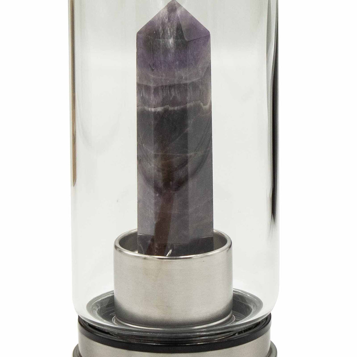 Crystal Water Bottle - Relaxing Amethyst - Obelisk - SHAMTAM.COM