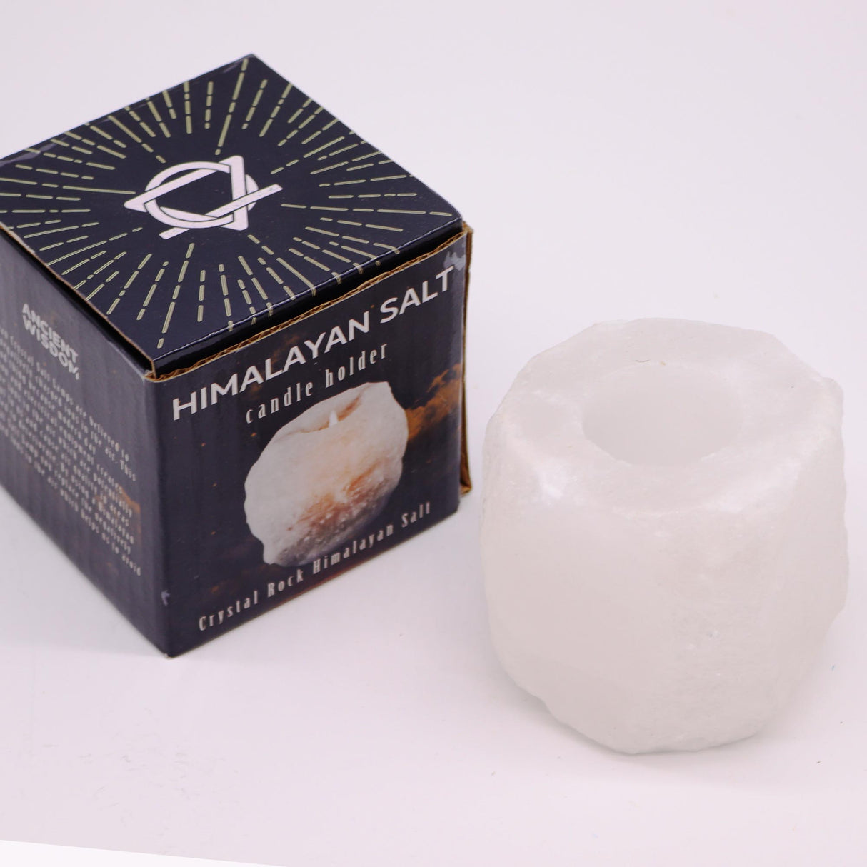 Crystal Rock Himalayan Salt Candle Holder 600 - 800g - SHAMTAM.COM