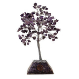 Crystal Tree Amethyst with Orgonite Base - 160 Gemstones - SHAMTAM.COM