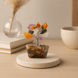 Crystal Tree on Orgonite Base - 15 Gemstones - SHAMTAM.COM