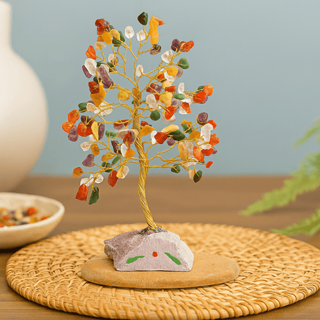 Crystal Tree With 160 Gemstones - SHAMTAM.COM