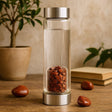 Crystal Water Bottle Red Jasper Chips Infuser - SHAMTAM.COM