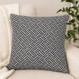 Cushion Cover Cotton Criss - Cross Black 40x40 cm - SHAMTAM.COM