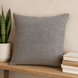 Cushion Cover Grey Herringbone Cotton 40x40 cm - SHAMTAM.COM