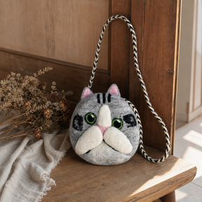 Cute Animal Bags - Cat — styled in a warm, naturally lit interior