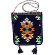 Boho Bag Messenger Dark Navy Kilim - SHAMTAM.COM