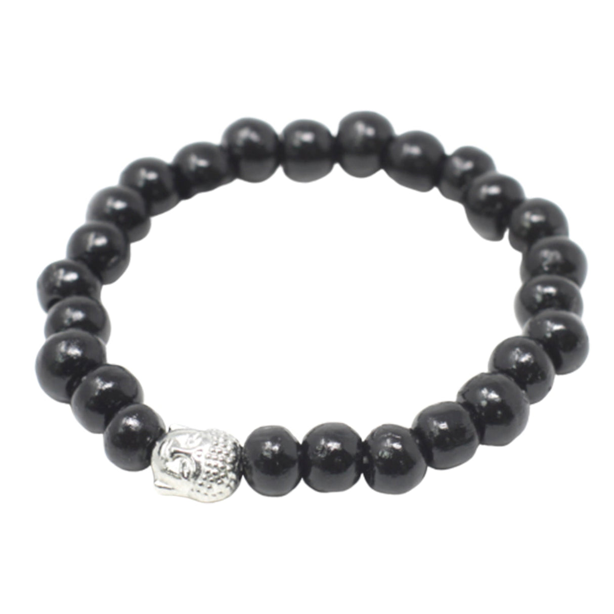 Darkwood Beads & Buddha Bangle - SHAMTAM.COM