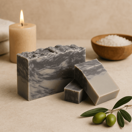 Dead Sea Mud Soap Bar Olive Oil Handmade - SHAMTAM.COM