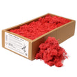 Decoration Reindeer Moss - Fire Red - (approx 500gm) - SHAMTAM.COM