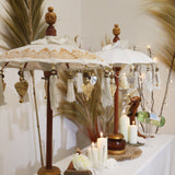 Parasol Decor - Canvas - Gold Decor 40cm - SHAMTAM.COM