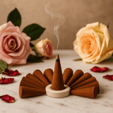 Dhoop Cones Fresh Rose Nag Champa - SHAMTAM.COM