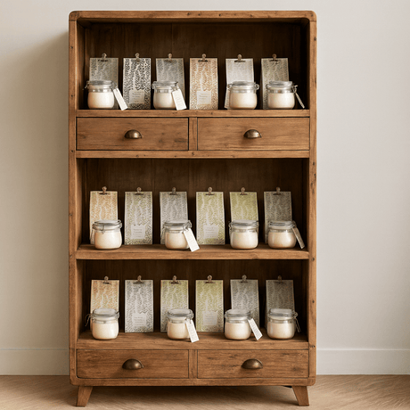 Display Shelf Recycled Wood 100x40x160 cm - SHAMTAM.COM