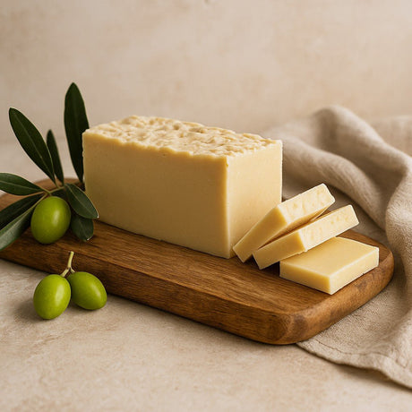 Donkey Milk Soap Loaf with Olive Oil - SHAMTAM.COM