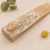 Door Stop, Hand Carved Gecko - SHAMTAM.COM