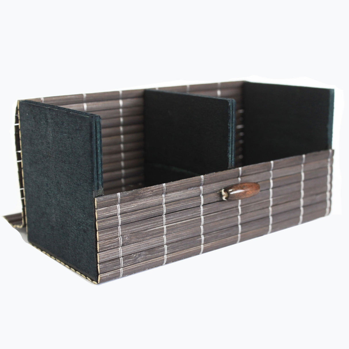 Double Box Slatted Bamboo - SHAMTAM.COM