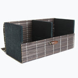 Double Box Slatted Bamboo - SHAMTAM.COM