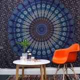 Double Cotton Bedspread + Wall Hanging - Circle of Ages - SHAMTAM.COM