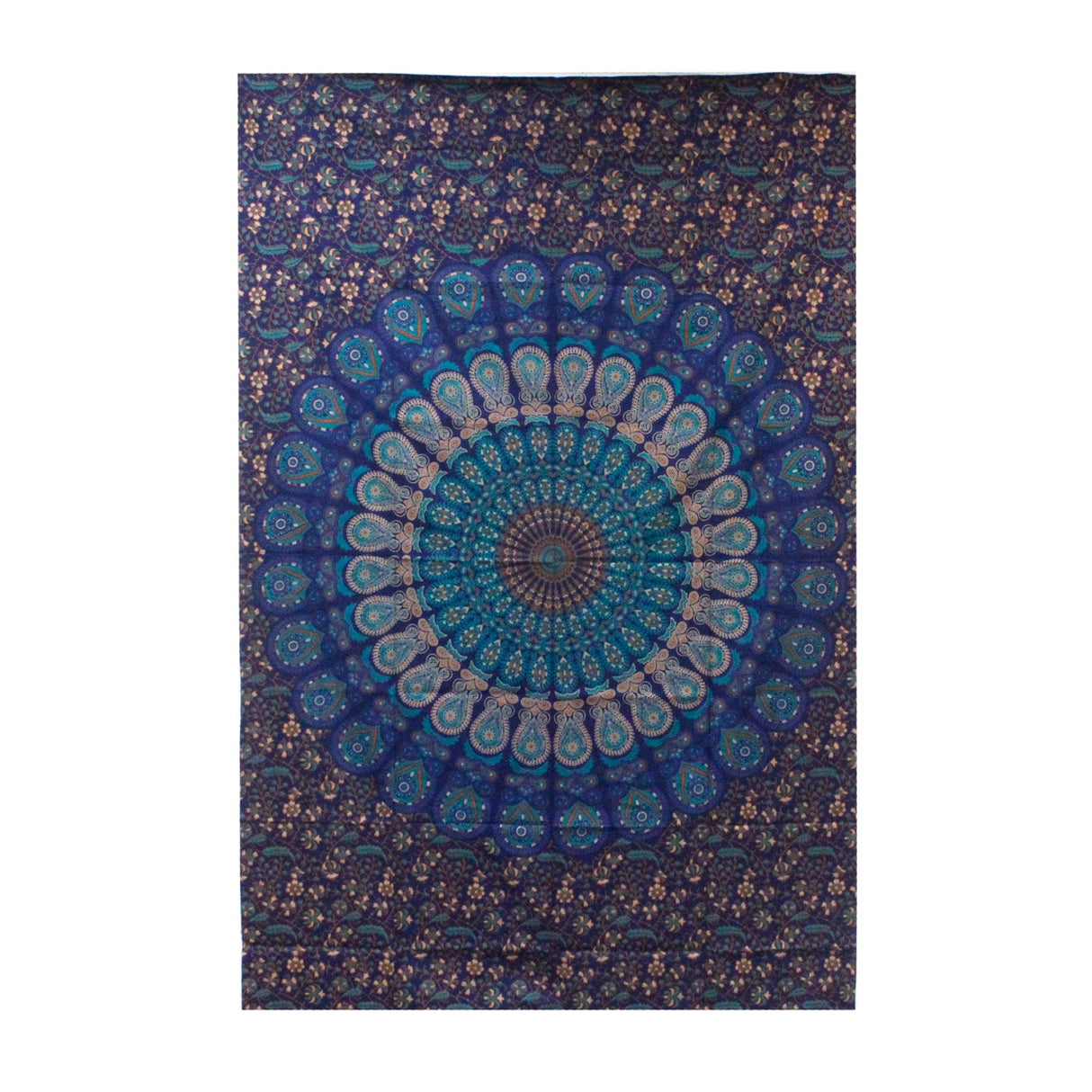 Double Cotton Bedspread + Wall Hanging - Classic Mandala - SHAMTAM.COM