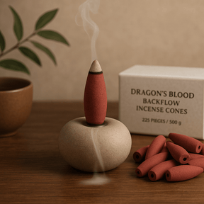 Dragons Blood Backflow Incense Cones 225 Pieces 500g - SHAMTAM.COM
