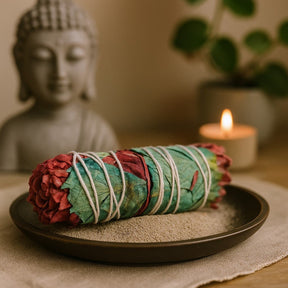 Dragons Blood Sage Smudge Stick 10cm - SHAMTAM.COM