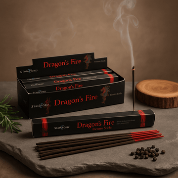 Bețe de tămâie Focul Dragonului Stamford Negru
