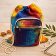 Drawstring Backpack Tie - Dye Hemp - SHAMTAM.COM