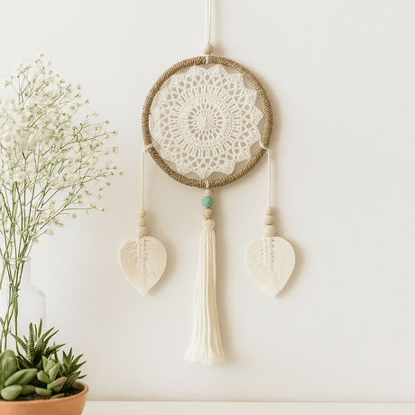 Dream Catcher Handmade Feather - Free Vegan Balinese - SHAMTAM.COM