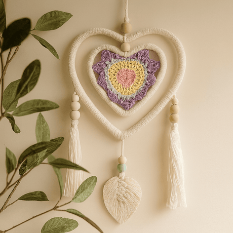 Dream Catcher Heart Design Featherless - SHAMTAM.COM