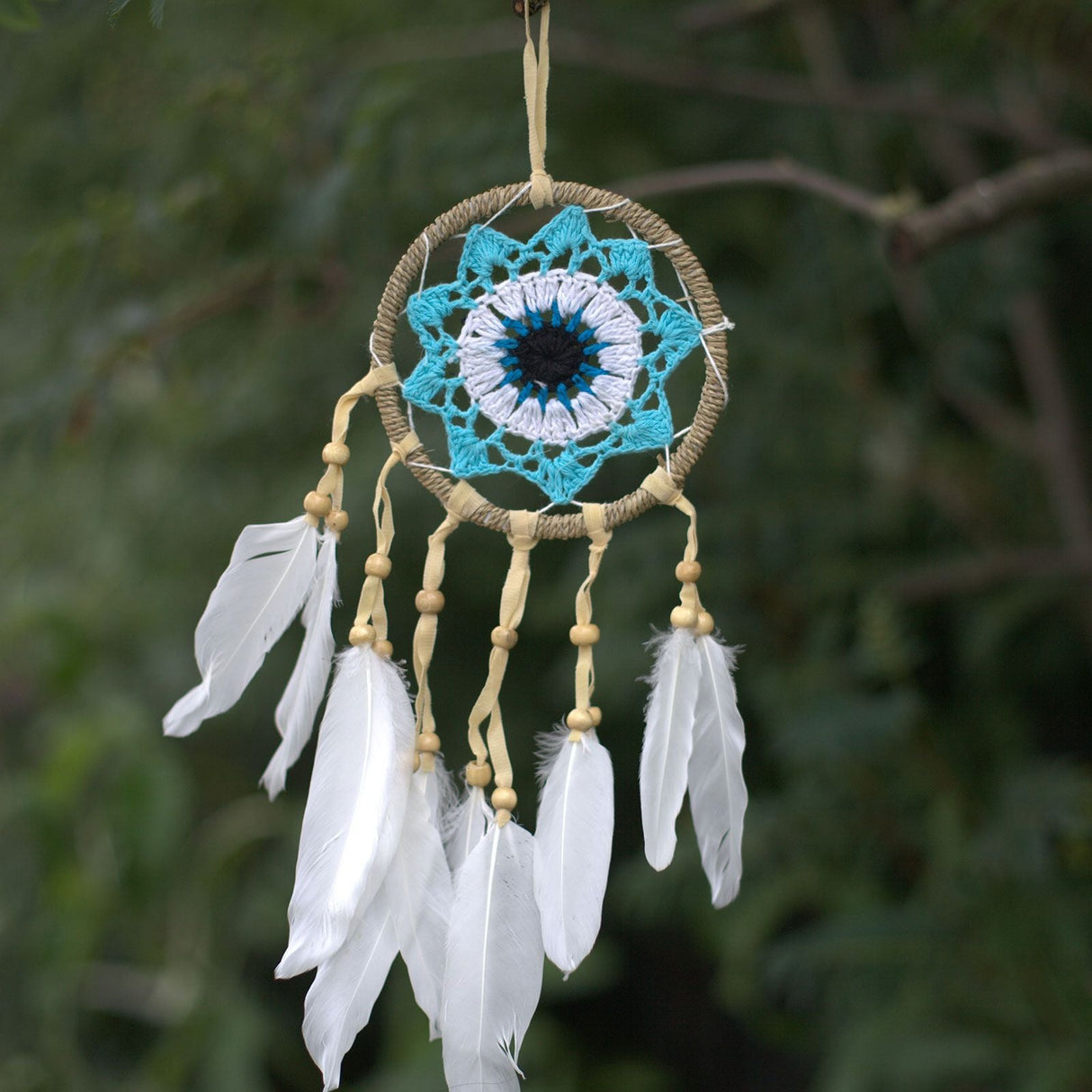 Dream Catcher Macrame 12cm Assorted Colors - SHAMTAM.COM