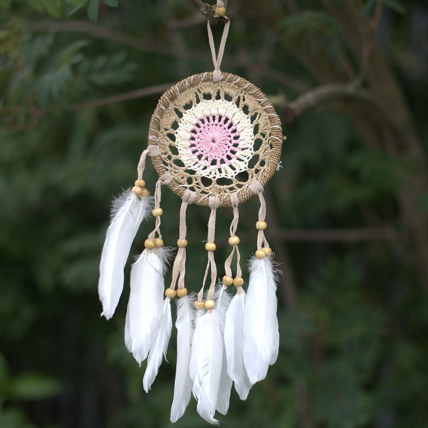 Dream Catcher Macrame 12cm Assorted Colors - SHAMTAM.COM