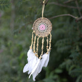 Dream Catcher Macrame 9cm Handmade Assorted Colors - SHAMTAM.COM