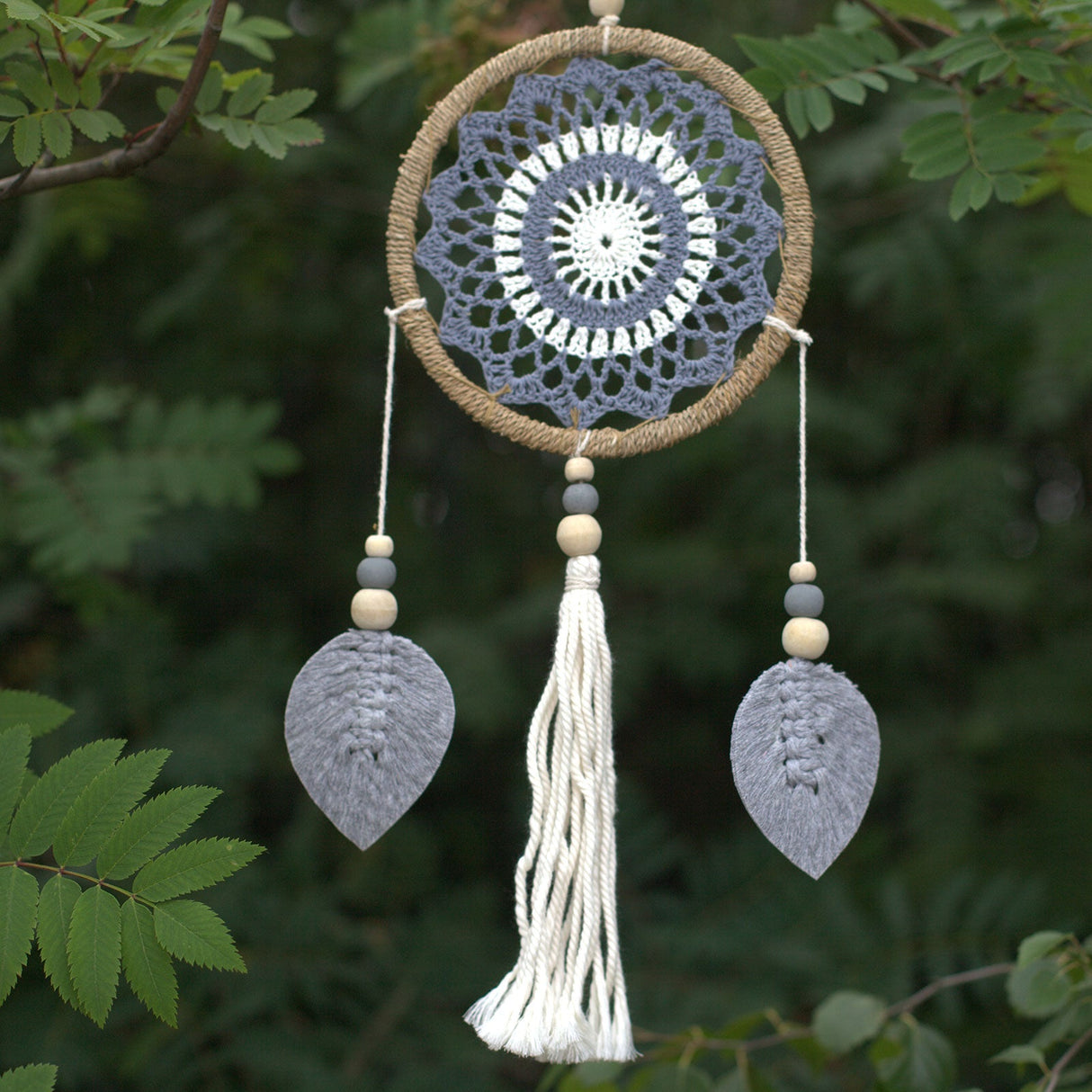 Dreamcatcher - Grey Elemental Spirits - SHAMTAM.COM