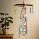 Dream Catcher Pastel Rainbow Wall Hanging - SHAMTAM.COM
