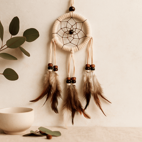 Dream Catcher Small Round Cream Coffee Chocolate 6 - Pack - SHAMTAM.COM
